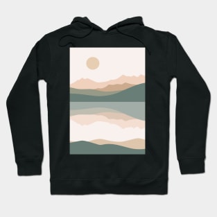 Snowdonia Mountains Minimalist Landscape Hoodie